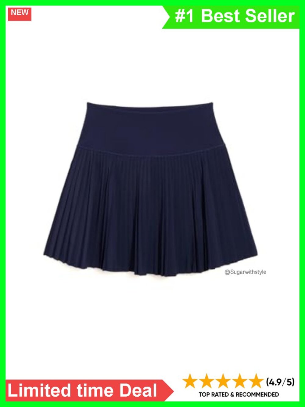 Women's Performance Pleated Skort Active Golf Tennis Casual